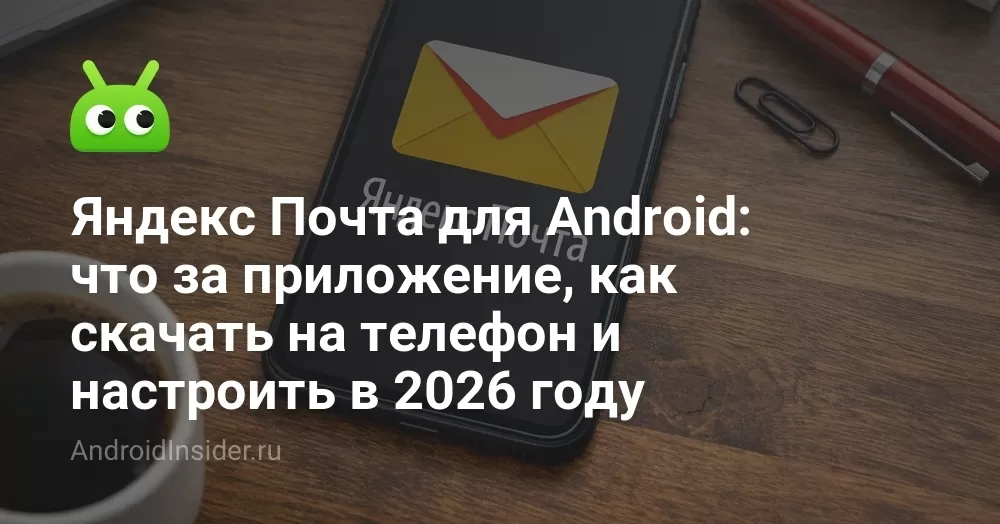 Яндекс Почта для Android: что за приложение, как скачать на телефон и настроить в 2026 году