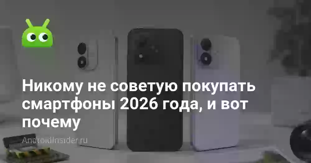 Никому не советую покупать смартфоны 2026 года, и вот почему